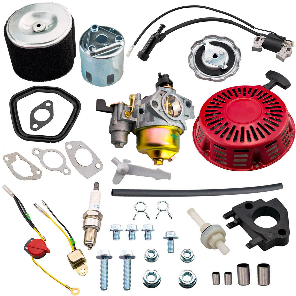 Tapa recoil starter assembly for Honda GX340 with durable pull cord for easy starting