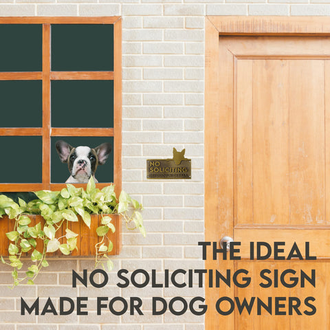 Tapeera heavy-duty metal sign with brass finish for exterior durability.
