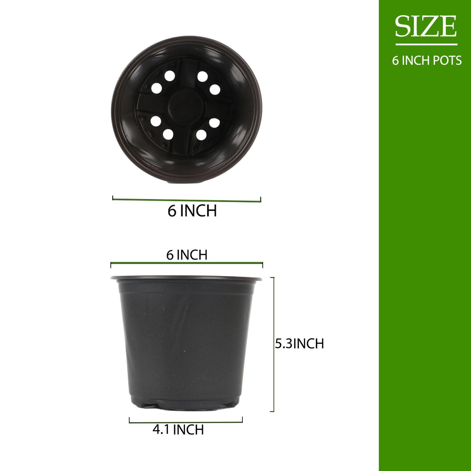 TAQIXI lightweight plastic seedling pot makes moving trays easy and reduces breakage risk.