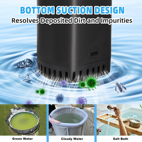 Tararium cold plunge oxygenation valve boosts water aeration.