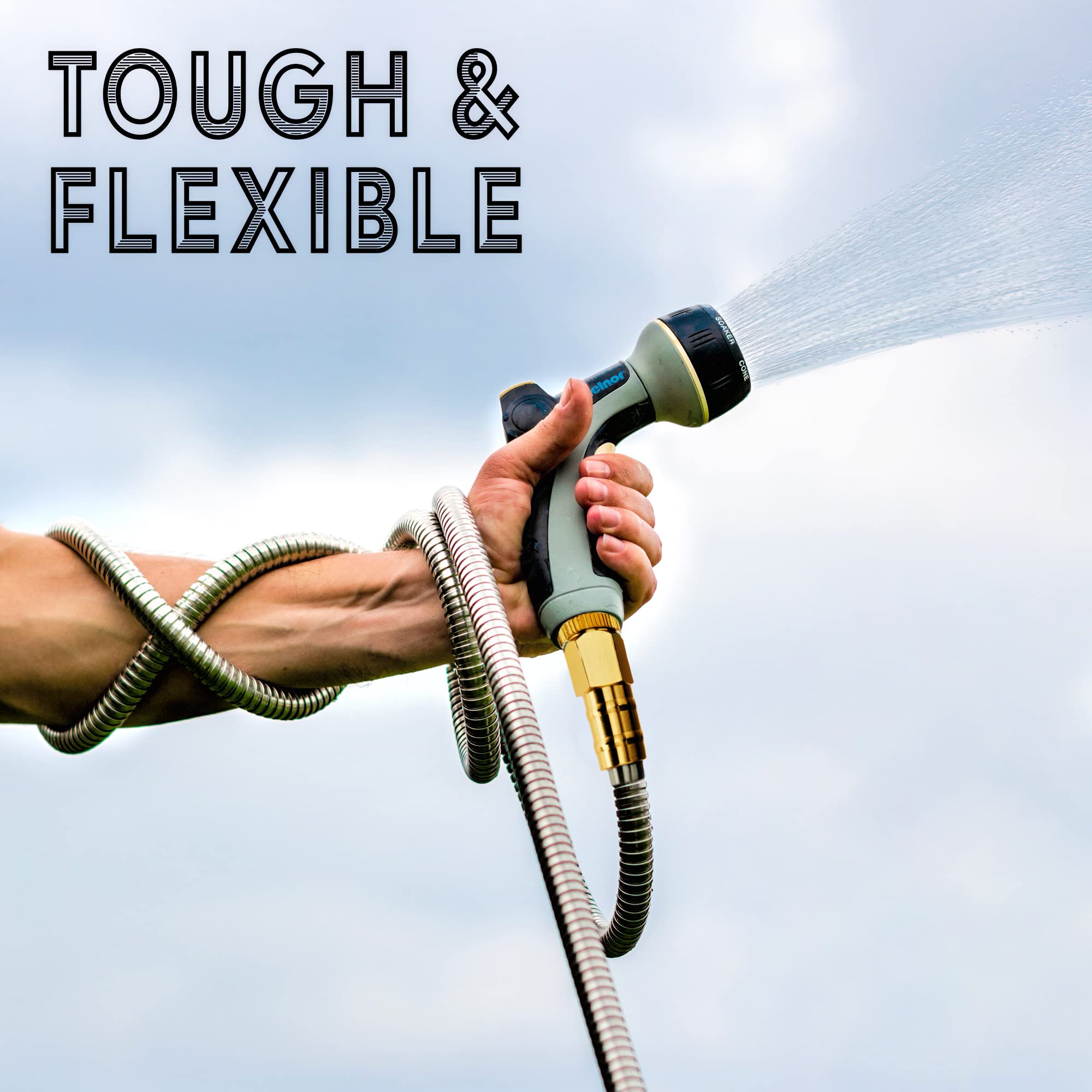 Tardigrade Steel Hose lightweight design enables easy handling and storage.