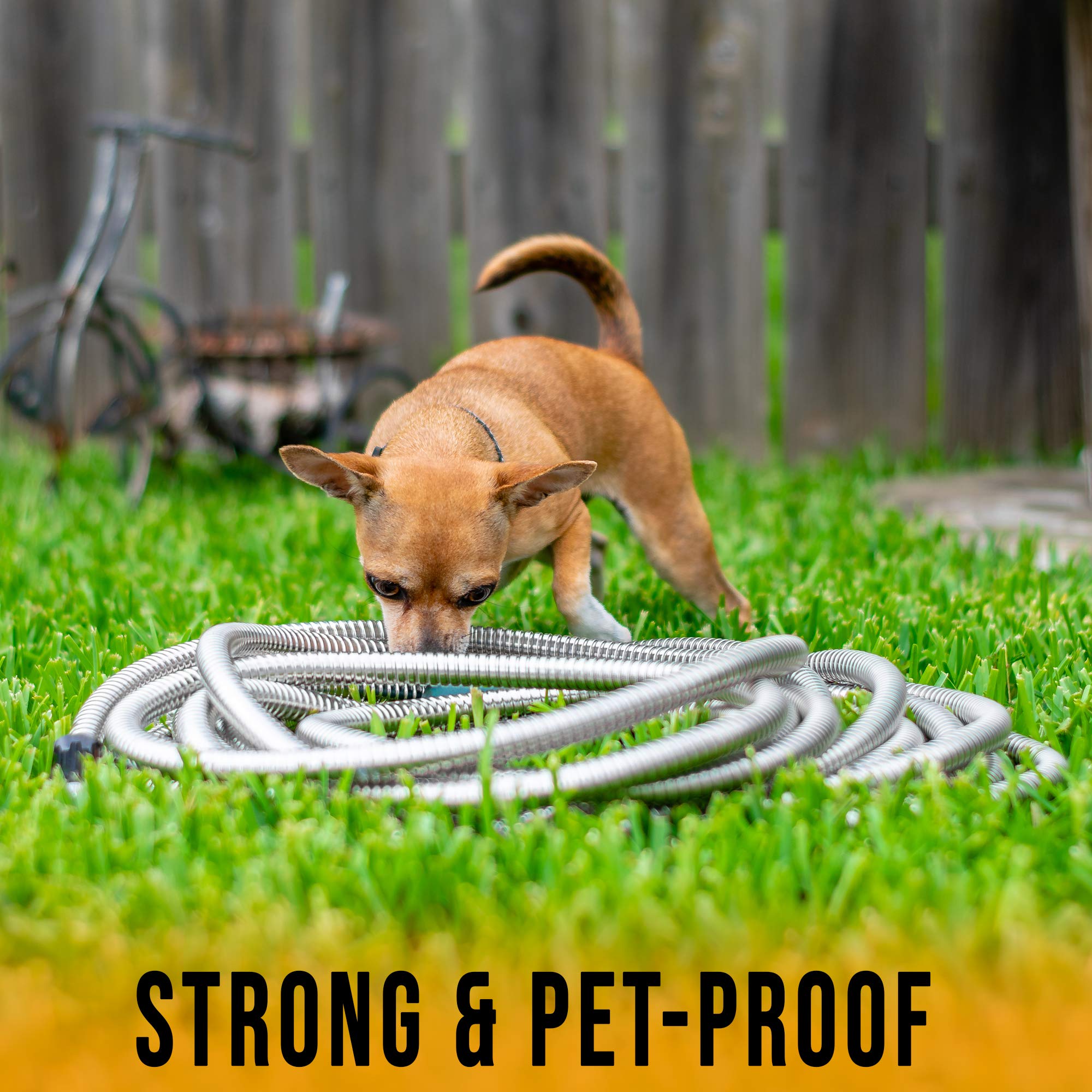 Tardigrade Steel Hose compact storage design fits small spaces.