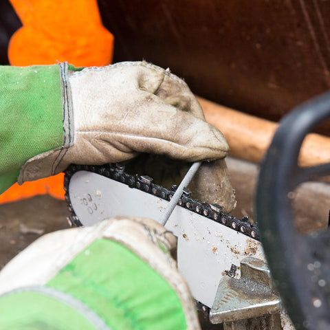 TARIST ergonomic anti-slip handle chainsaw file reduces fatigue.