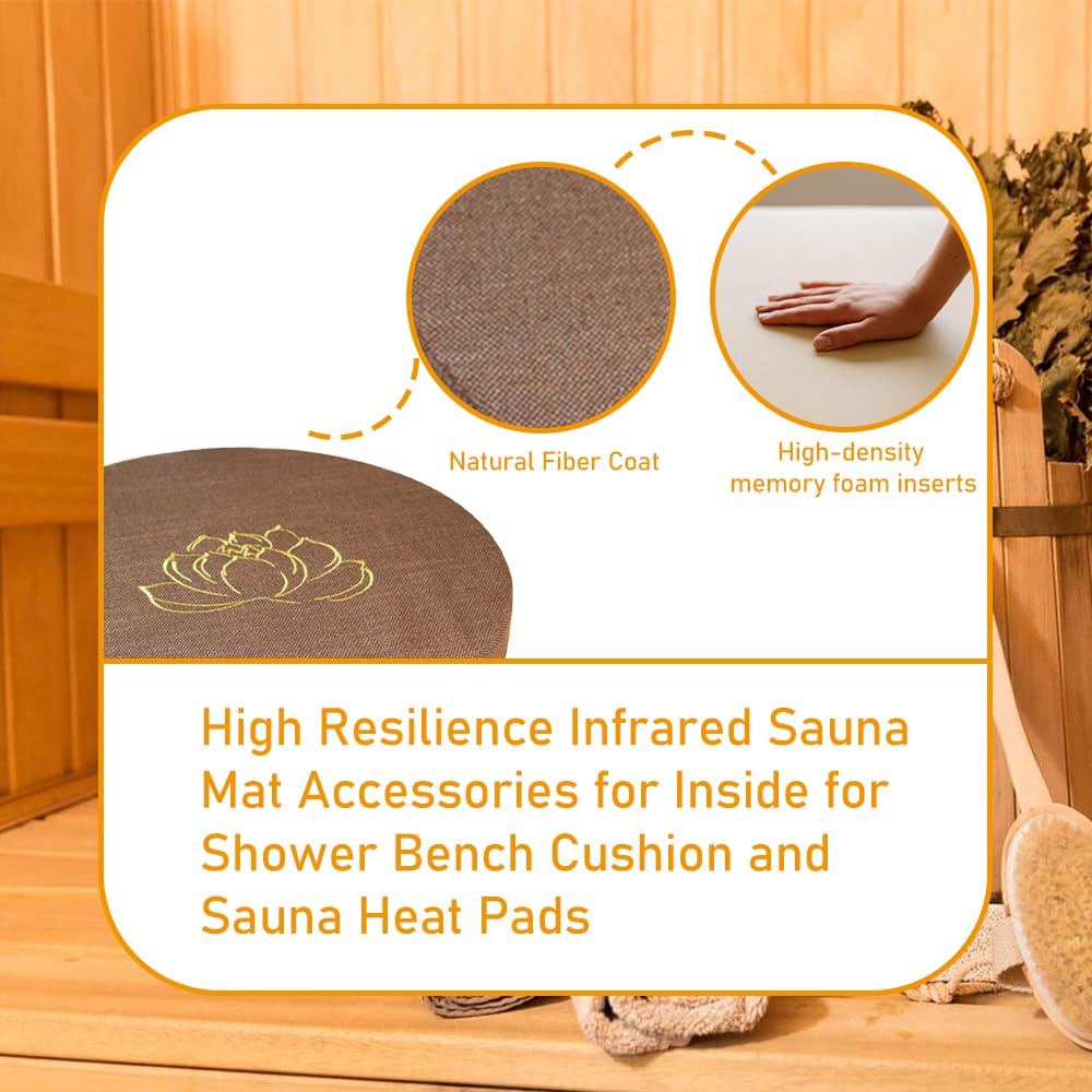 TAROTKIN heat-dissipating design keeps you comfortable during sauna