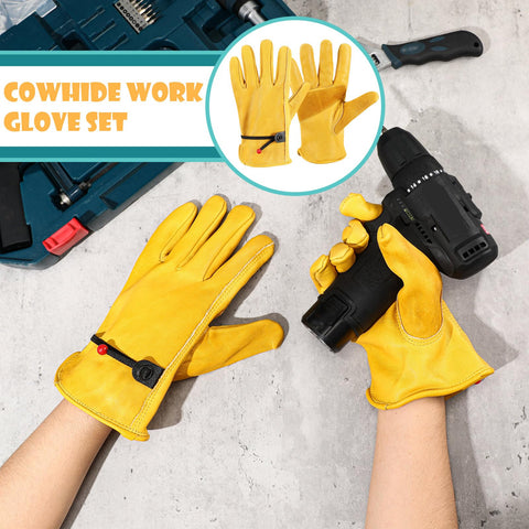 Tarpop 6-pack cowhide gloves ideal for gifting or team use