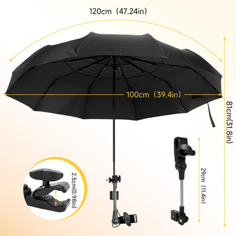 Tarswesi universal clip attaches securely to chairs, strollers, and rails.