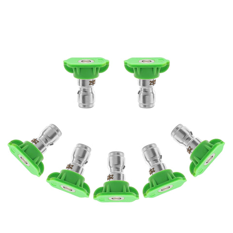TasuoX 25-degree green nozzle on a wand for efficient deck cleaning