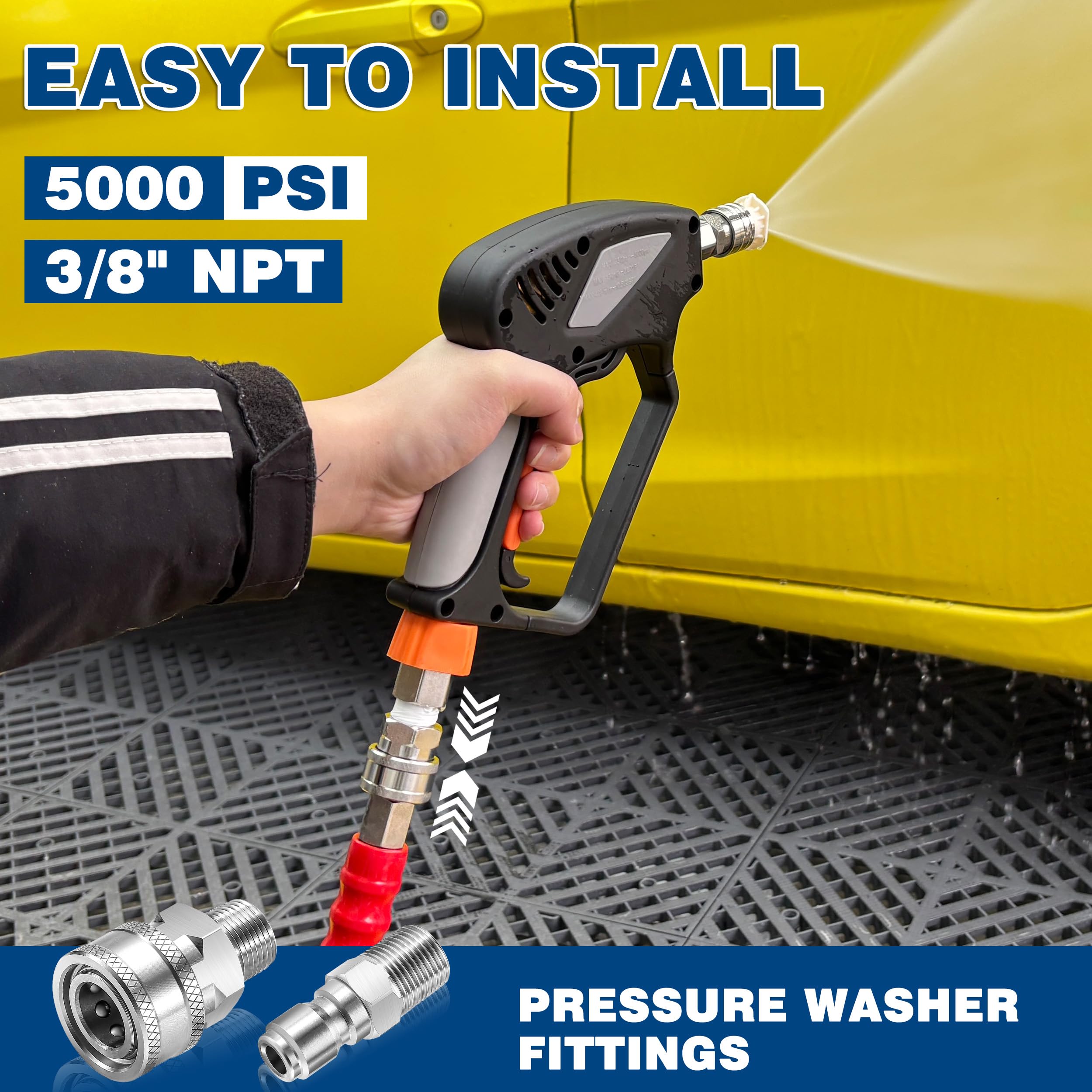 TasuoX tool-free quick-connect sleeve enables fast, secure coupling during demanding jobs
