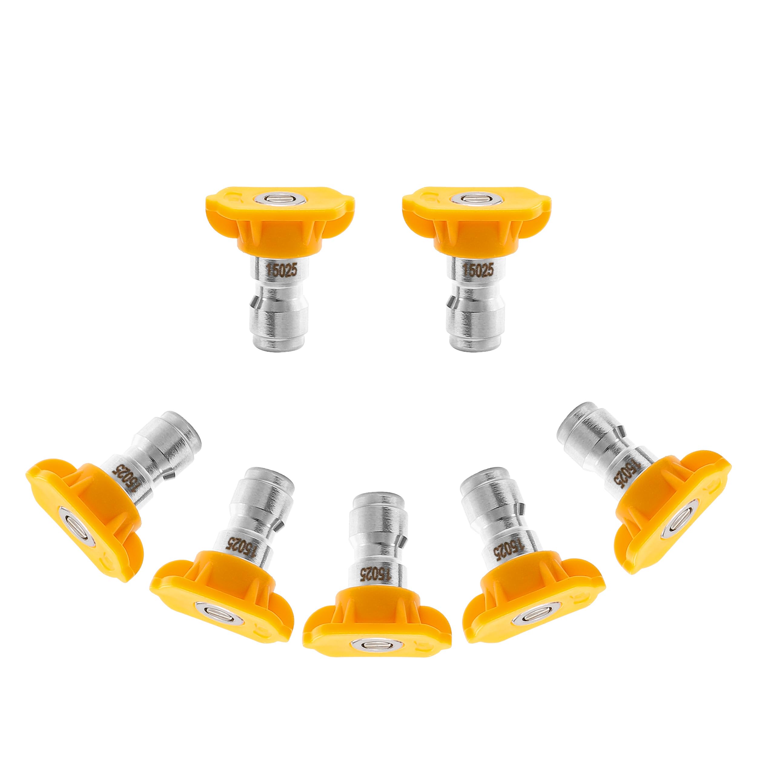 Tasuox 15 degree yellow nozzle close-up for focused outdoor cleaning and tough stains.