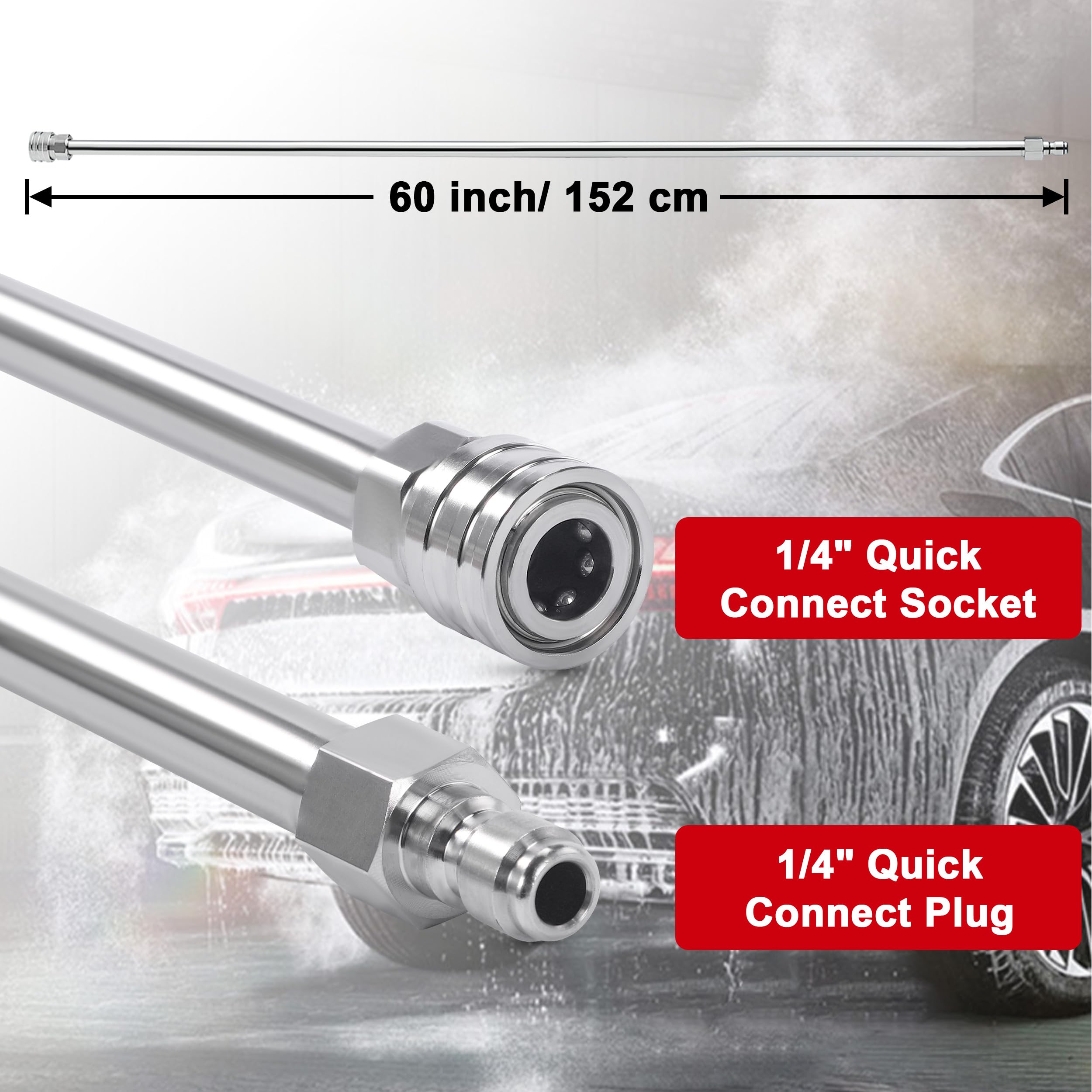 TasuoX curved gutter wand attachment in action for roofline access