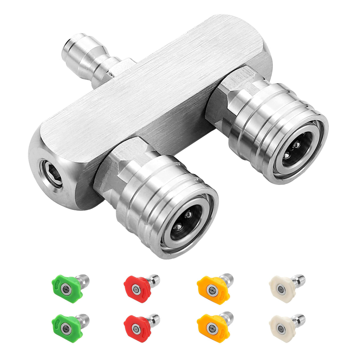 TasuoX dual nozzle body for wide-area cleaning and efficiency.