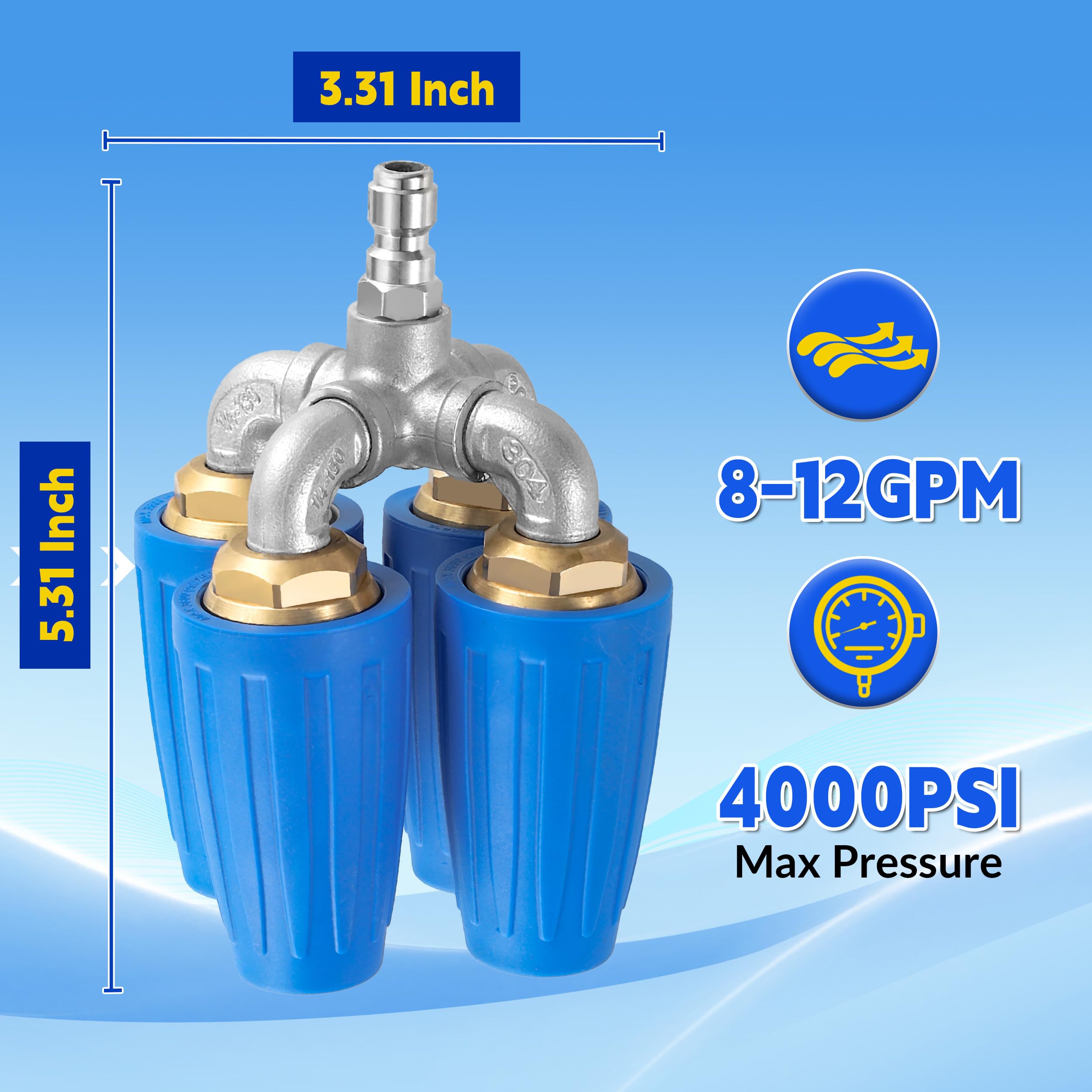 TasuoX quick-connect system enabling tool-free attachment