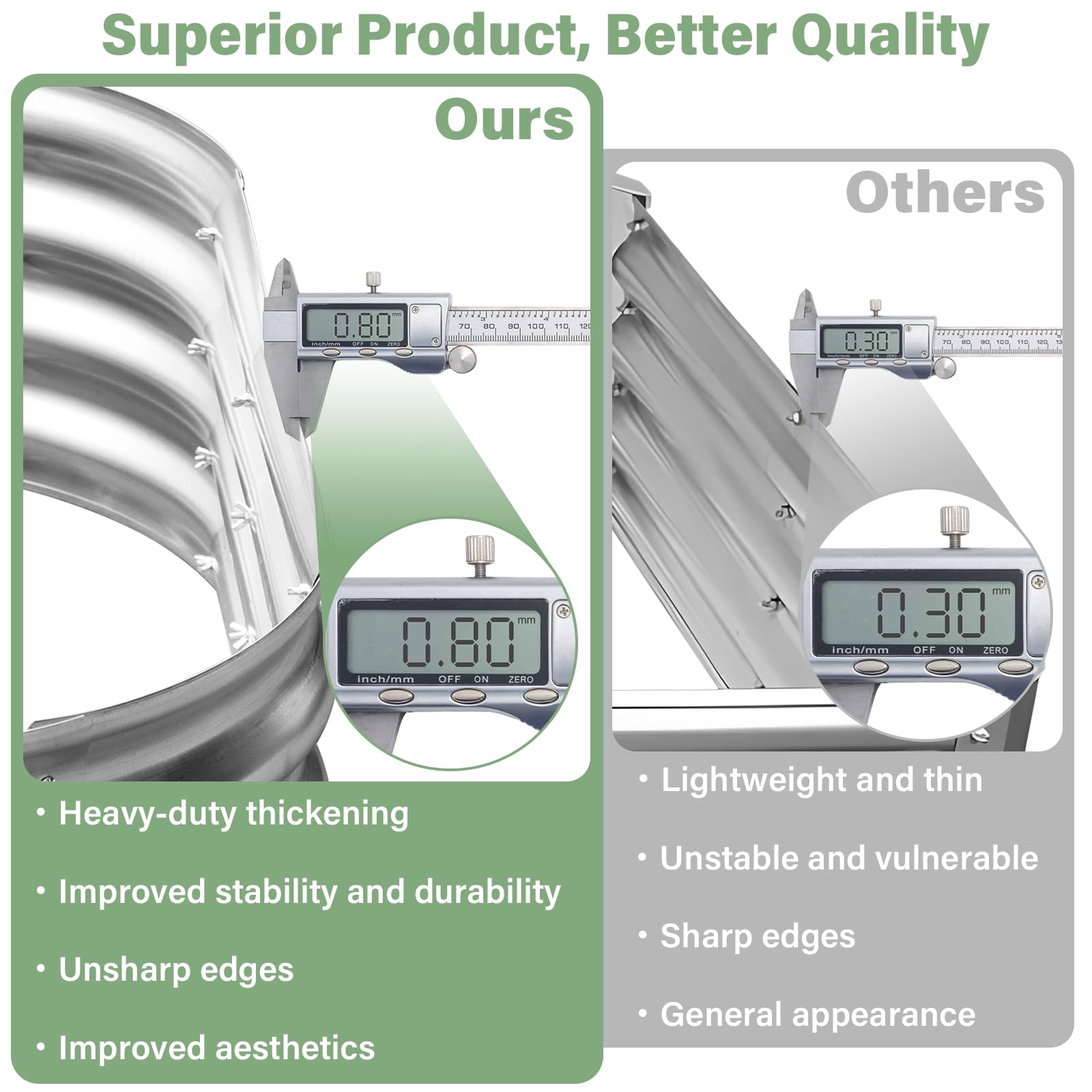 TATAANTY anti-rust galvanized steel construction withstands outdoor use season after season.