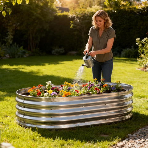 TATAANTY outdoor planter flexibility suits patios balconies rooftops for versatile gardening.