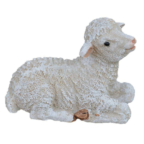 TATEELY sheep panda figurine adds whimsy to fairy garden scene