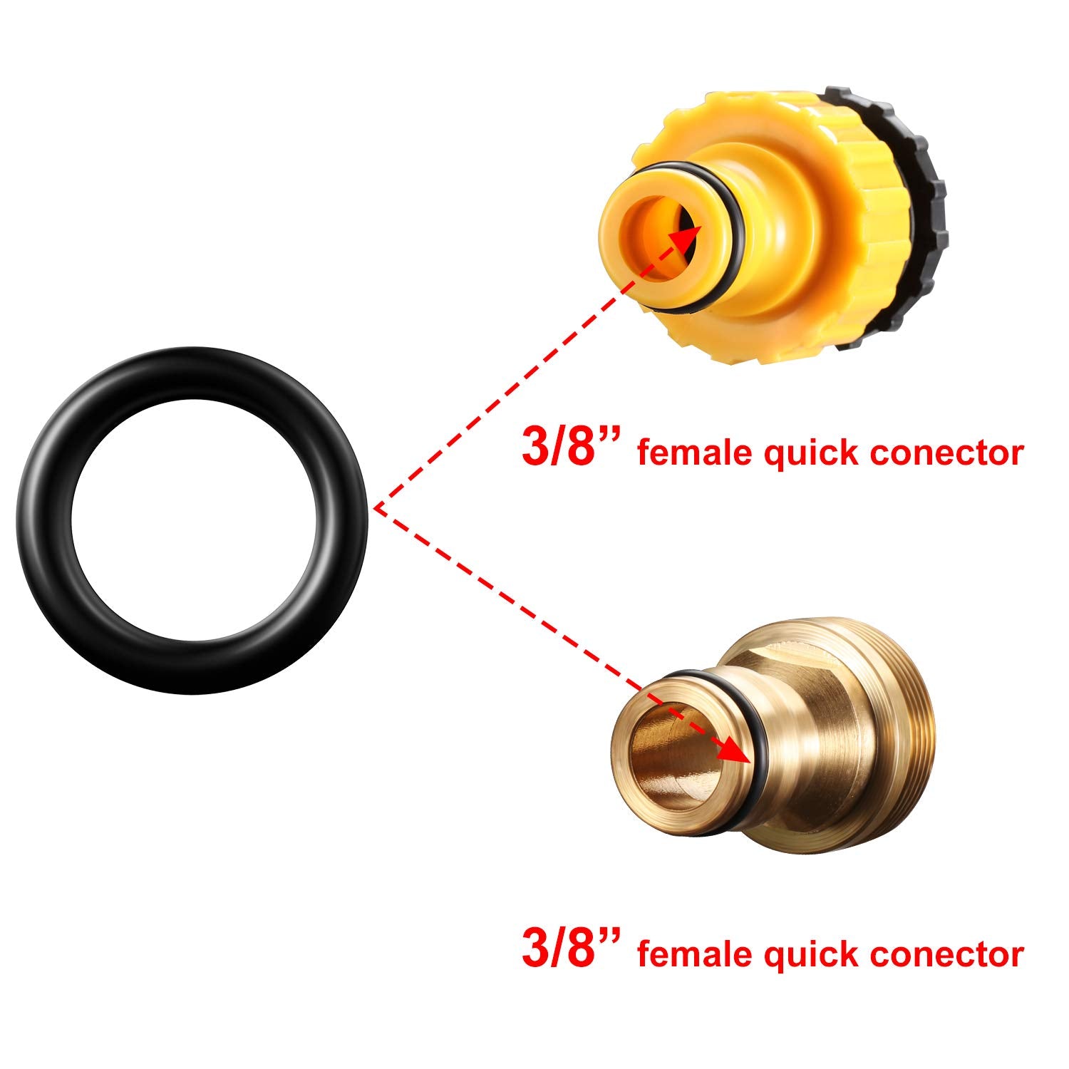 Tatuo NBR O-rings offer tear resistance for rugged use and extended life.