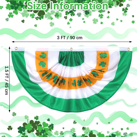 Tatuo St Patrick's Day banner with vivid prints for celebrations