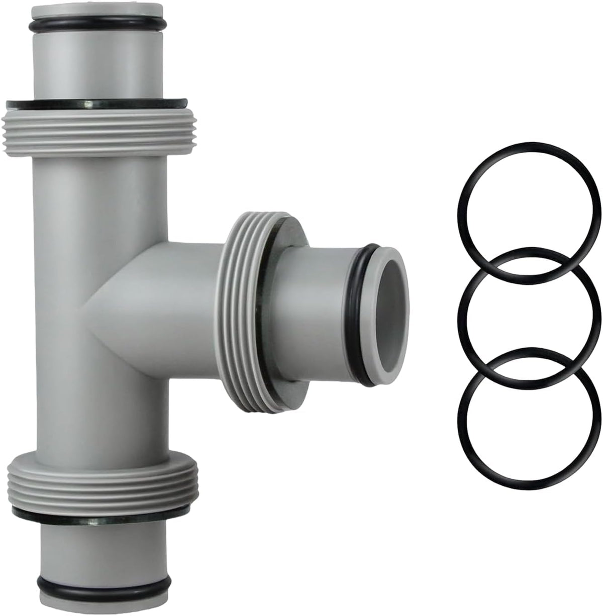 Taudang 1-1-2 inch tee joint hose connector ready for easy installation on 1-5-inch hoses