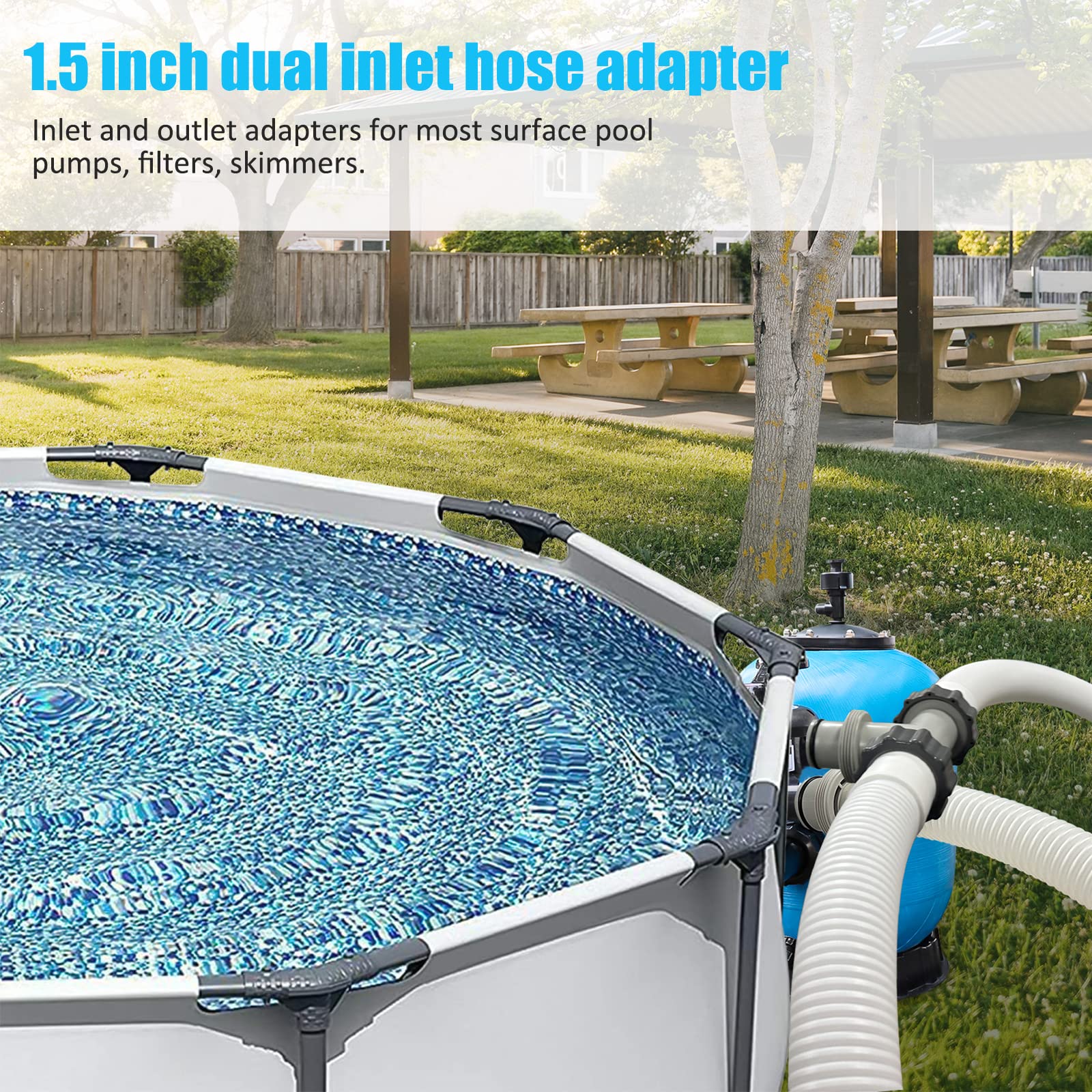 Taudang flow-efficient connector minimizes water waste