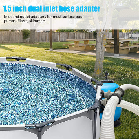 Taudang flow-efficient connector minimizes water waste
