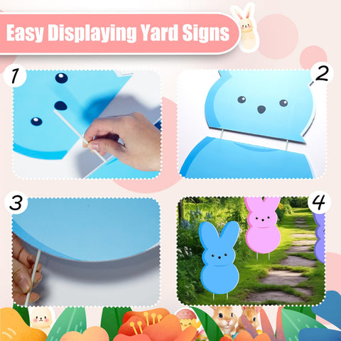 taupphoo Easter yard decor suitable for driveway or garden