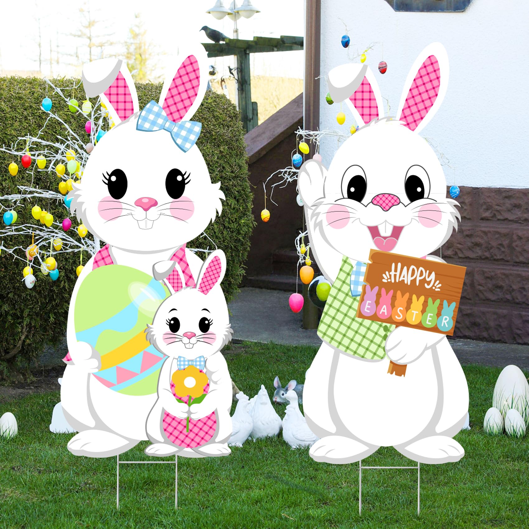 Taupphoo weatherproof corrugated plastic sign withstands springtime outdoor use.
