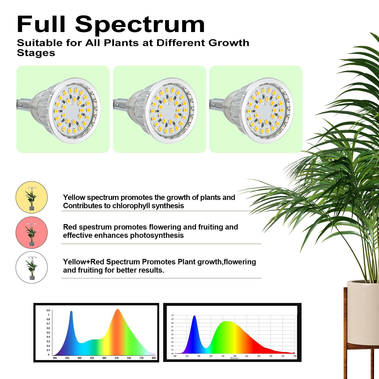 TAURUSY Grow Light auto timer interface enables daily lighting cycles.