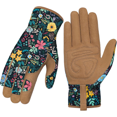 Tavaleu glove with breathable back panel for cooling comfort during gardening tasks.