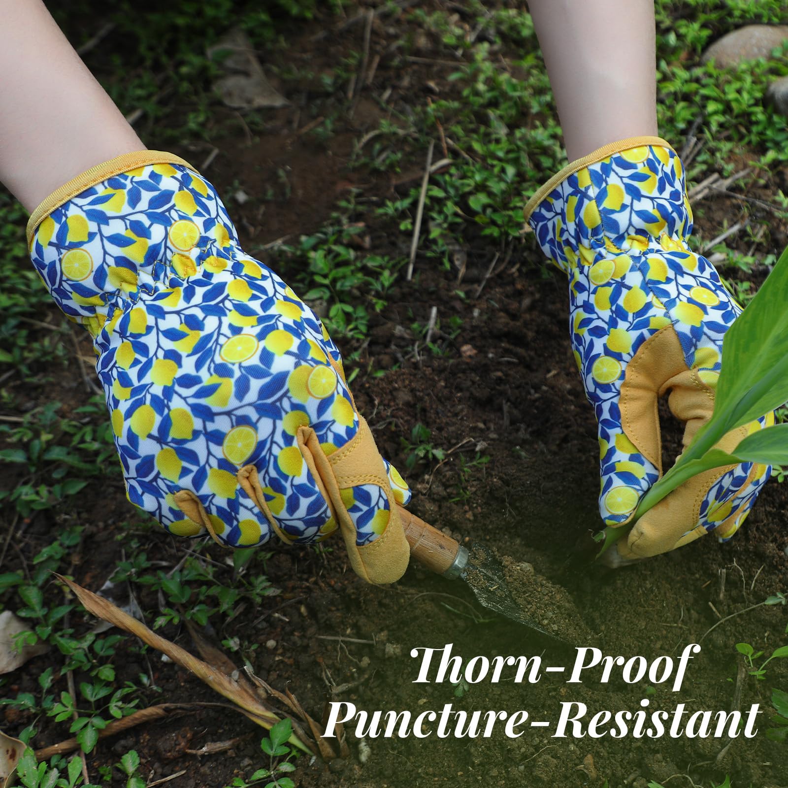 Tavaleu elastic-wrist design seals out dirt for clean garden work.