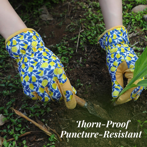 Tavaleu elastic-wrist design seals out dirt for clean garden work.