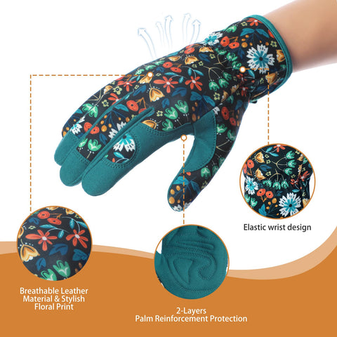 Padded palm Tavaleu gloves protect hands during tasks