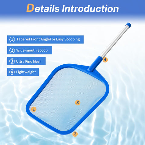 Tavaleu hot tub skimmer with wide front lip traps debris fast