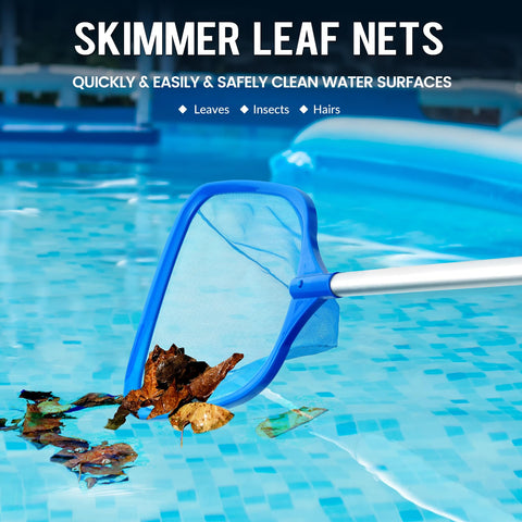 Tavaleu easy-to-clean skimmer lifts leaves and debris fast