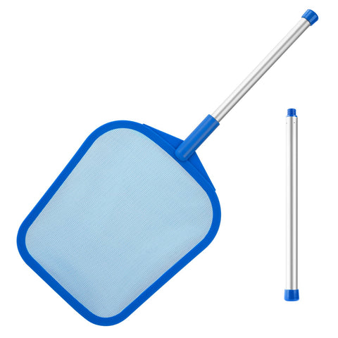 Tavaleu pool skimmer with 26-inch aluminum pole captures leaves quickly