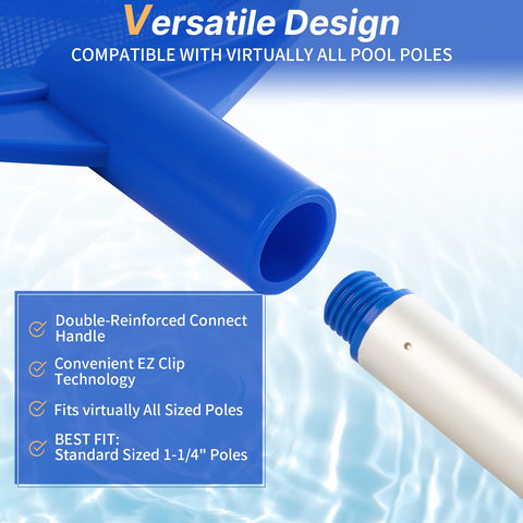 Tavaleu pool skimmer for leaves and debris in pools and spas