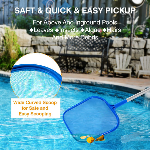 Suitable for hot tubs, spas, and fountains cleaning using Tavaleu skimmer.
