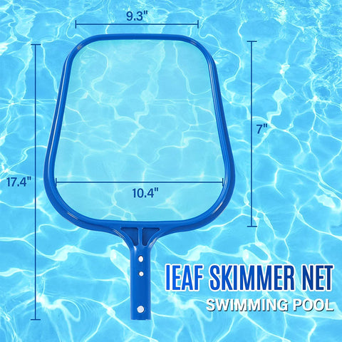 Tavaleu Pool Skimmer wide-front-lip eases debris scooping along pool edges.