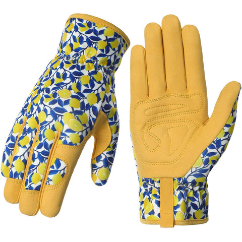 Tavaleu women's thorn-proof gardening gloves protect hands during pruning.