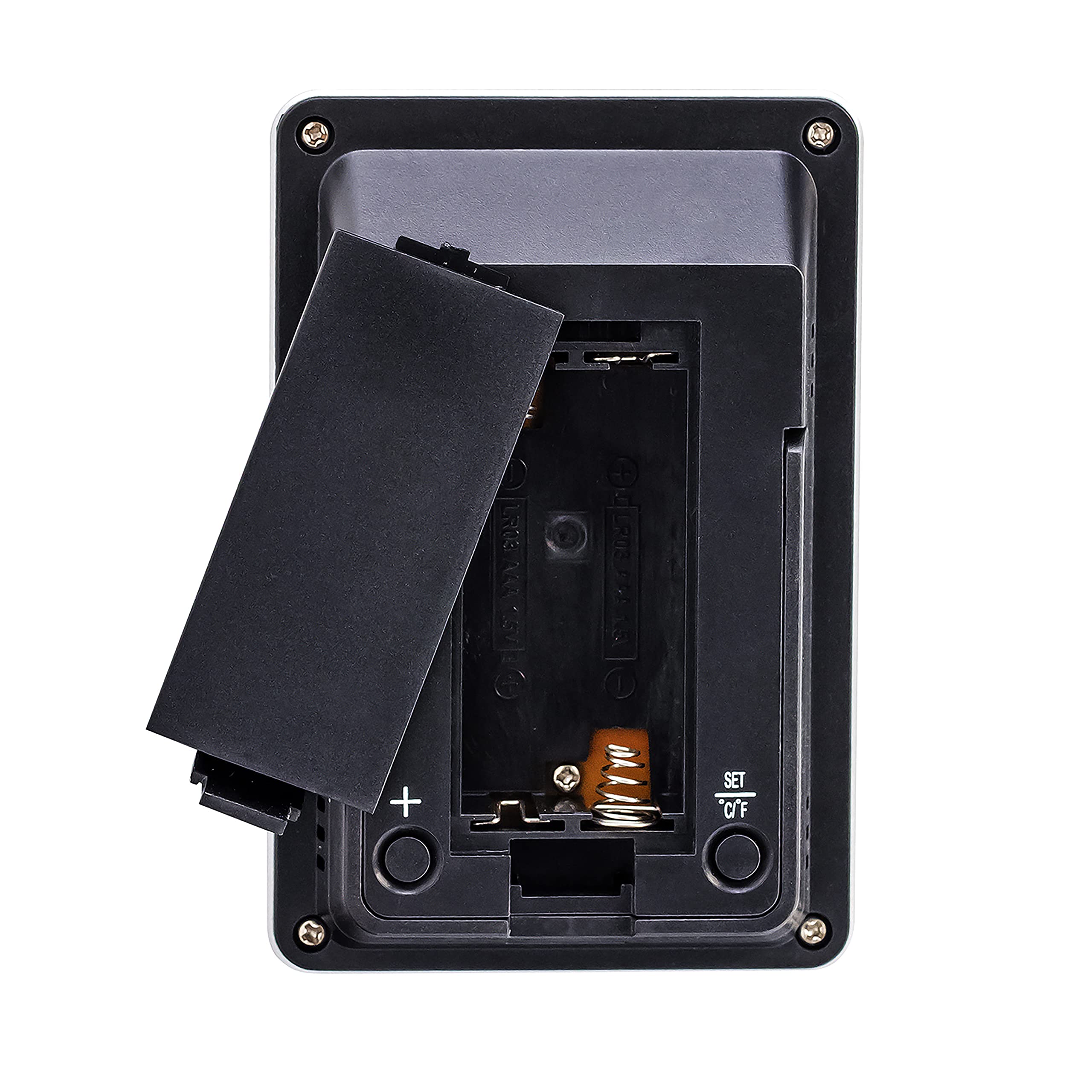 Taylor built-in clock and min max memory track daily conditions.