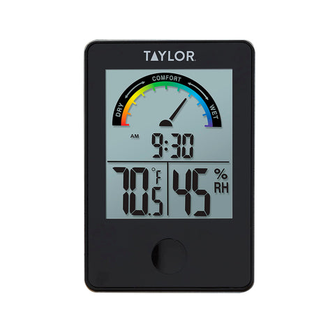 Taylor comfort level indicator displays five levels for quick room status.