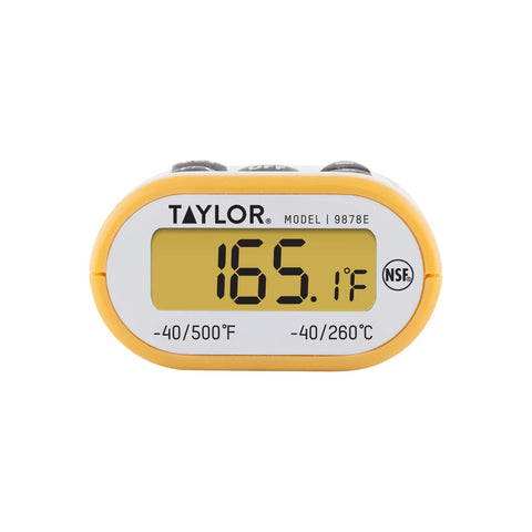 Taylor compact thermometer offers hold and min/max memory for consistent results