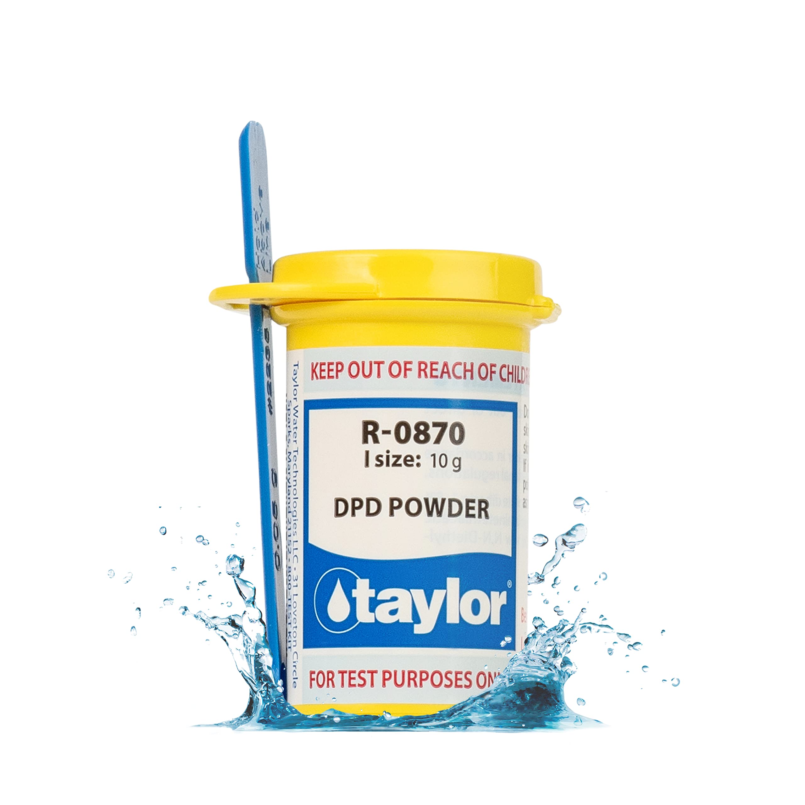 Taylor DPD powder 10 g container for pool chlorine testing