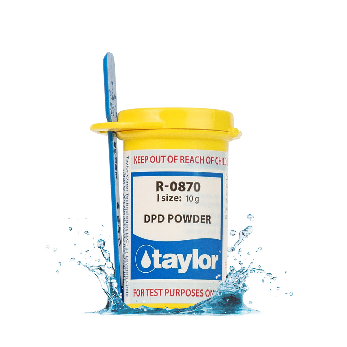 Taylor DPD powder 10 g container for pool chlorine testing