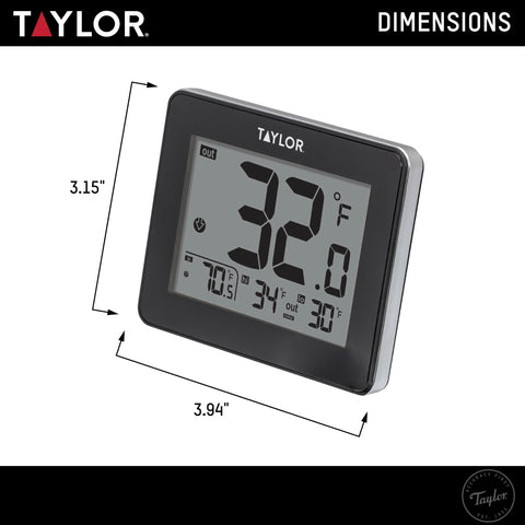 Taylor humidity monitoring helps protect furniture and plants from moisture issues.