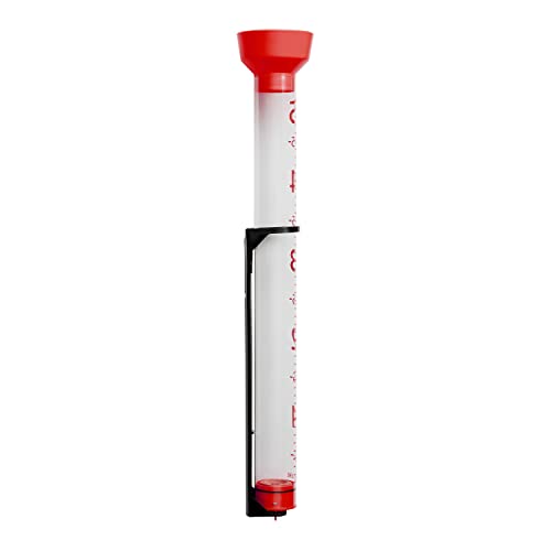 Taylor Jumbo Jr rain gauge red floating indicator marks rainfall clearly