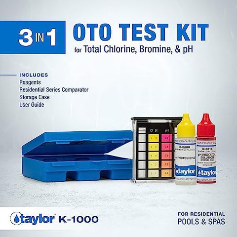 Taylor K-1000 DPD reagents enable fast, accurate chlorine and pH results.