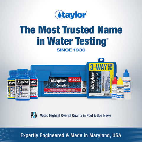 Taylor K-1000 USA-made quality you can trust for pool care.
