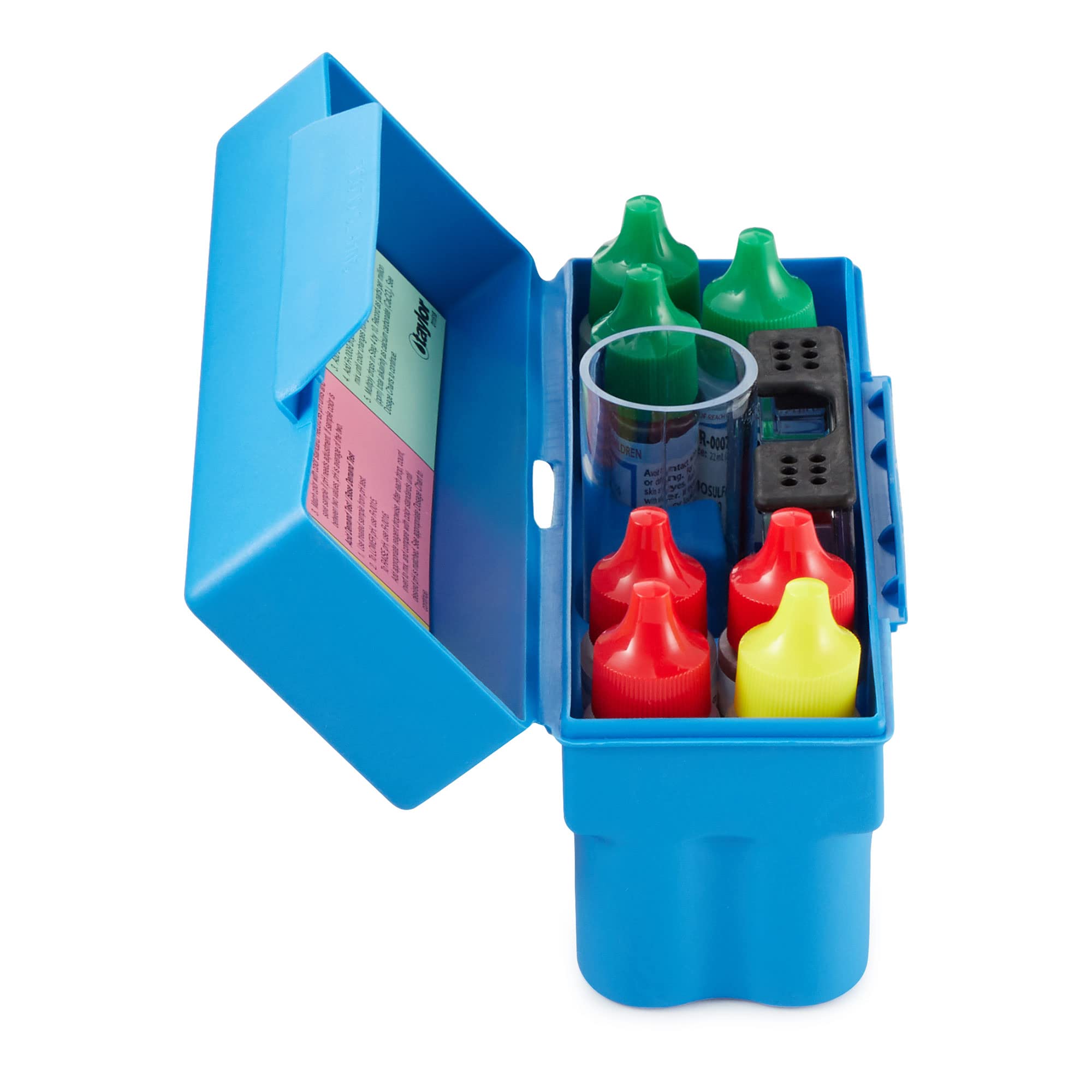 Measuring cylinder with chart for quick Taylor K-1003 readings