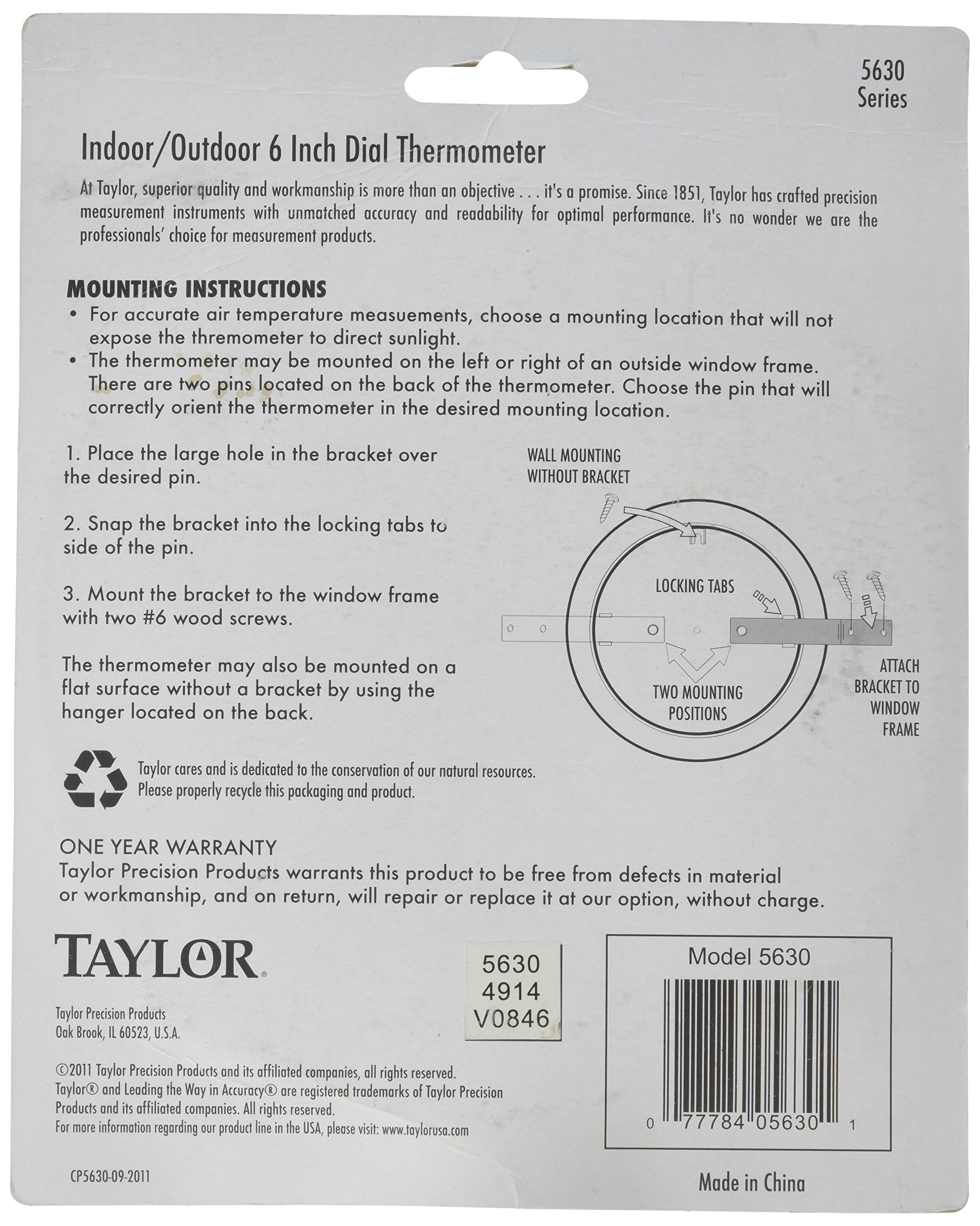Taylor Precision 5630 in-use thermometer showing easy monitoring during cooking.