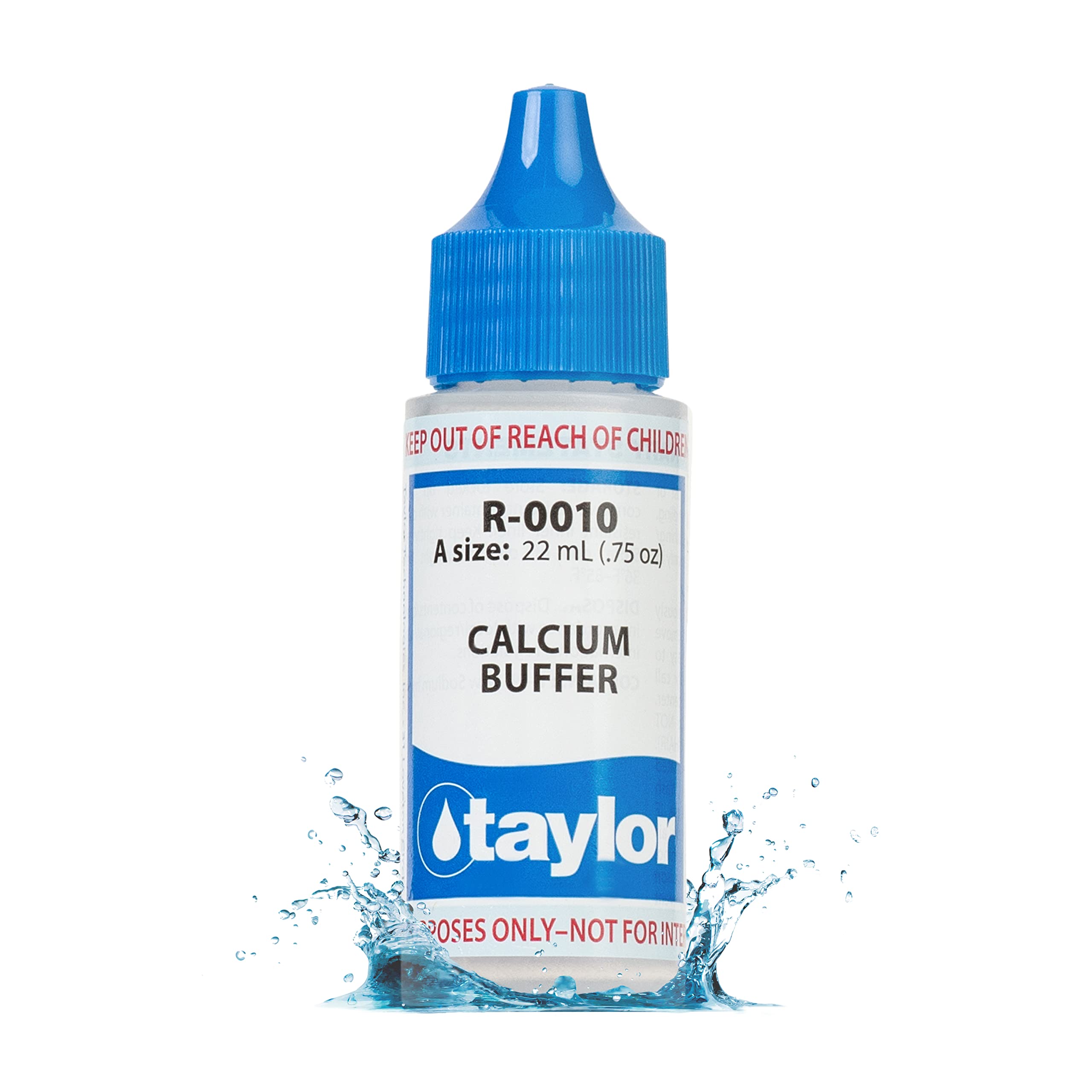 Taylor R-0010-A calcium buffer refill bottle for easy pool test kit maintenance